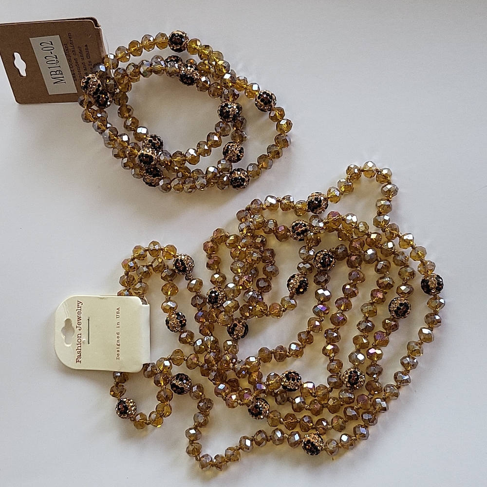 *NWT* Shambala Beaded Necklace & Braclet